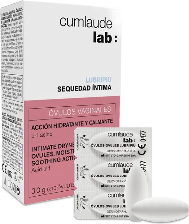 Cumlaude Lubripiú Vaginal Ovuli Feminine Care 10 Einheiten (Intimwaschlotion)