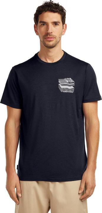 Actual product image Icebreaker Men Merino 150 Tech Lite SS Tee Evolving Layers (XXL)