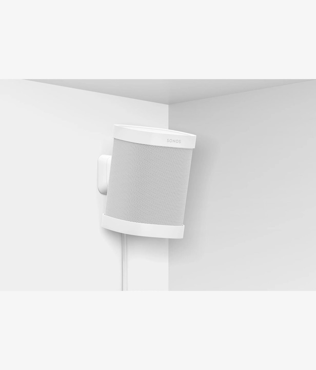 Immagine prodotto Sonos Montaggio a parete ONE bianco (1 pz., Installazione a parete, Perno di rotazione)