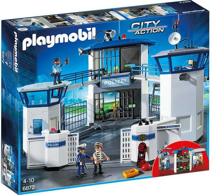 Playmobil Polizei-Kommandozentrale mit Gefängnis (6872, Playmobil City Action)