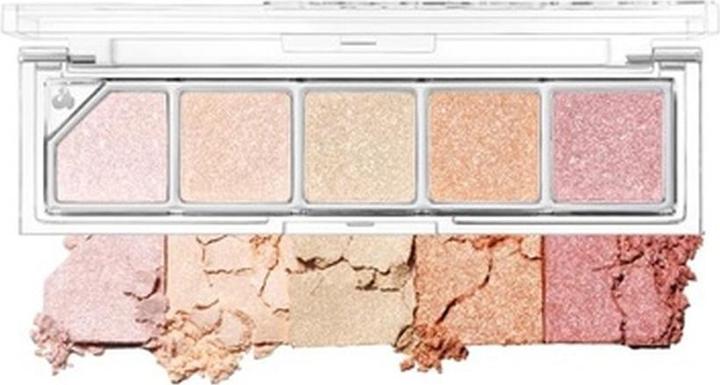 Actual product image Unleashia Mood shower face palette:mood shower face palette no.100 ballerina (Ballerina)