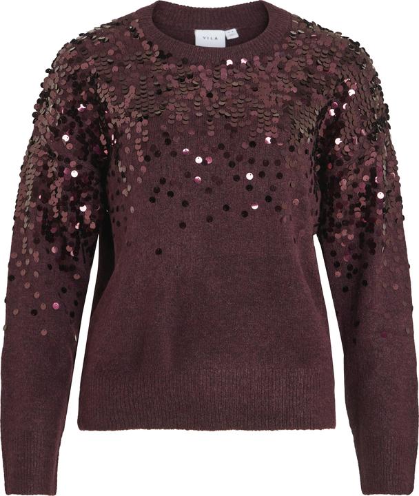 Produktbild Vila VISIQUIN Pailletten Strickpullover (M)