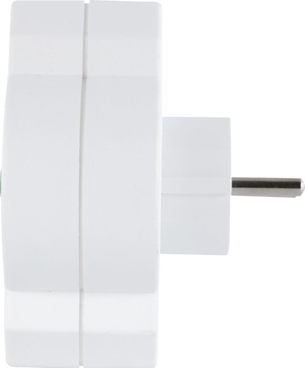 Image du produit REV Steckdosenadapter 3-fach mit Überspannungsschutz, weiss (CEE 7/3, CEE 7/16, 3 x)