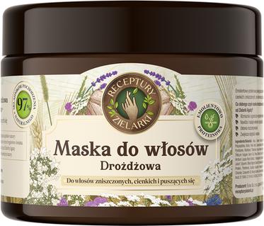 Eurus Receptury Zielarki Yeast Hair Mask 300 Ml - Nourishing Hair Care (300 ml)