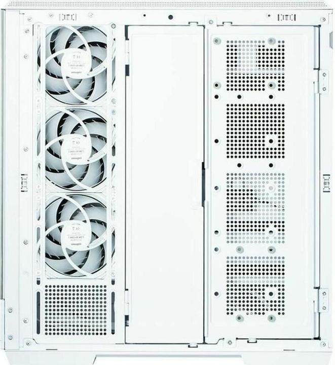 Actual product image Zalman GHE P50 DS ATX Case Tempered Glass Panoramic View - White (ATX, Mini-ITX, mATX)