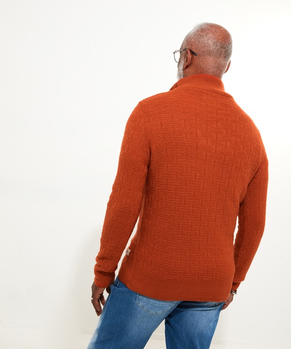 Produktbild Joe Browns Textured Knit Funnel Neck 1/4 Zip Sweater (XXL)