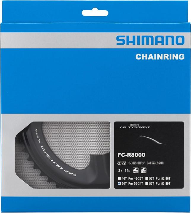 Productafbeelding Shimano Ultegra FC-R8000 kettingblad 11-speed MW (53)