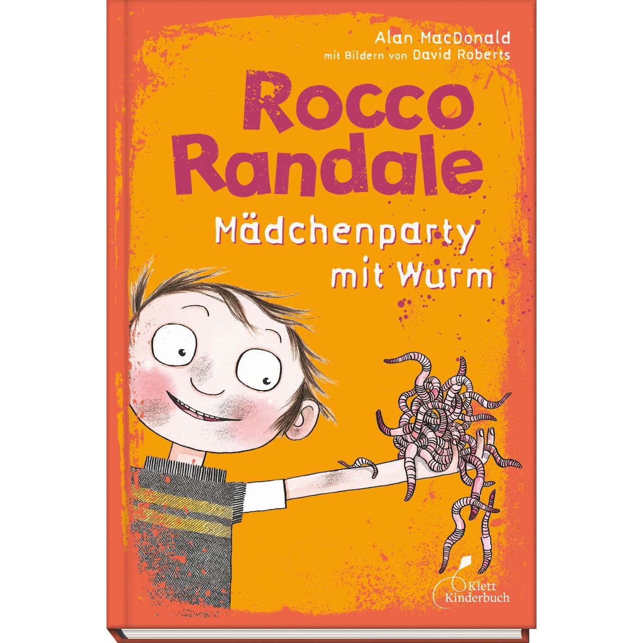 Rocco Randale - Mädchenparty mit Wurm, Kinderbücher von Alan MacDonald, David Roberts, Monika Osberghaus