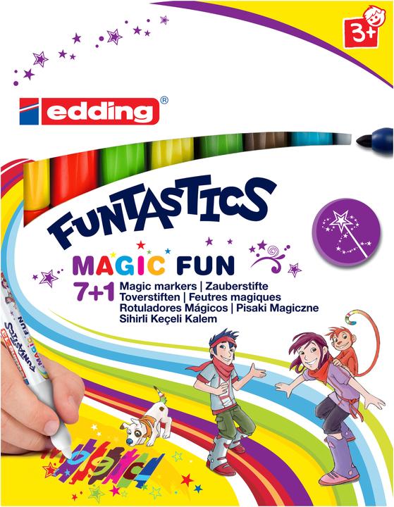 Edding Fasermaler 13 Funtastics 8er-Set (Mehrfarbig, 8 x)