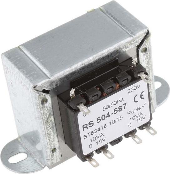 RS PRO Transformator 20VA 2x15V Chassismontage