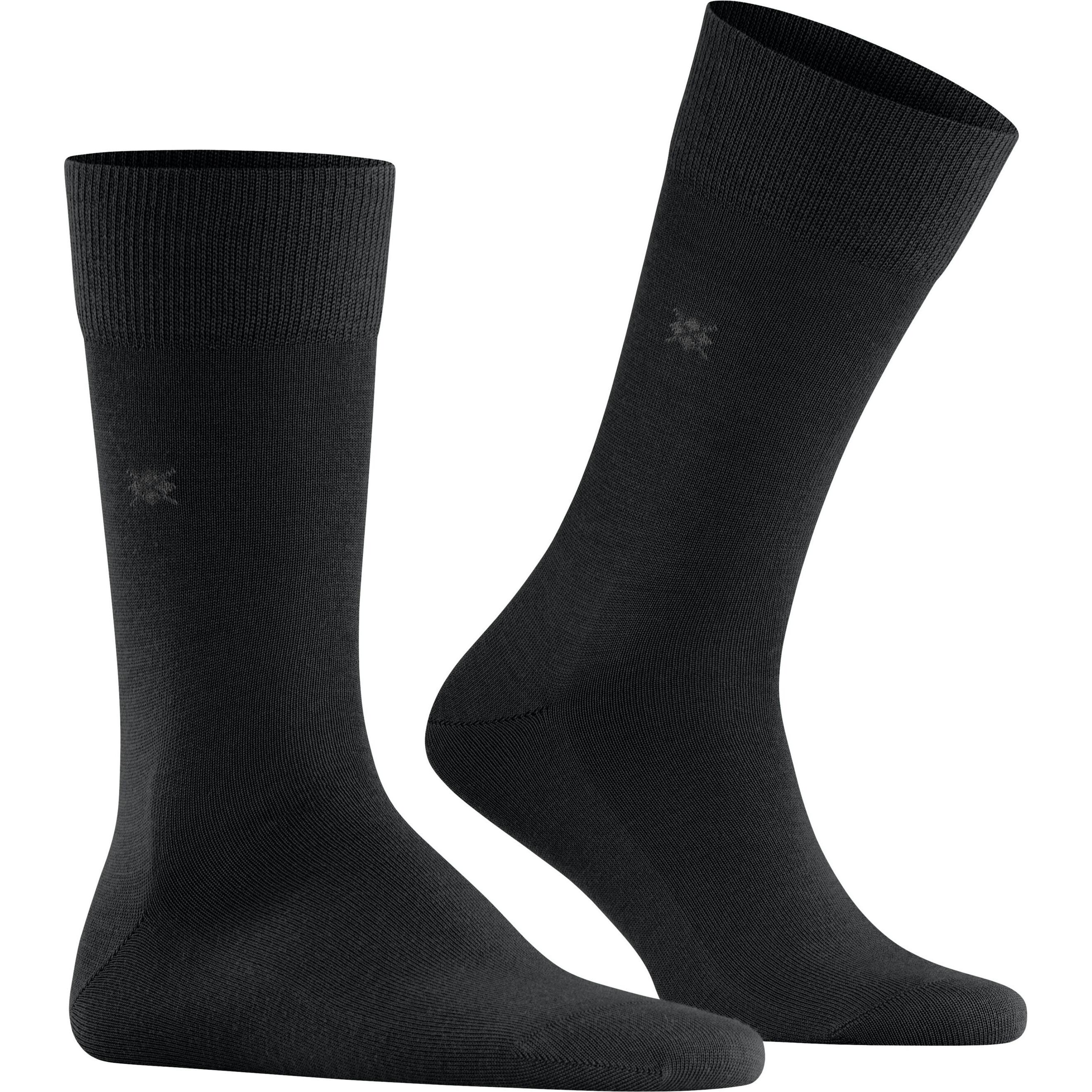Thumbnail - Burlington, Herren, Socken, Leeds So, Schwarz, (Einzelpack, 40 - 46)