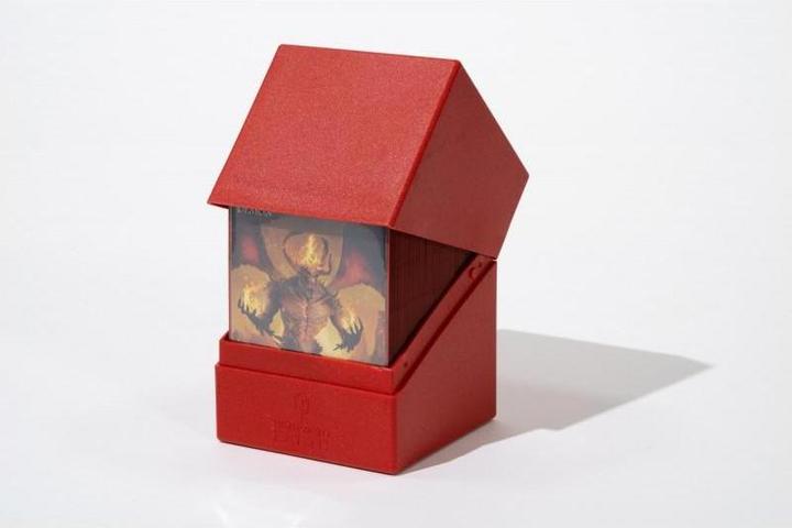 Actual product image Ultimate Guard Card Box Return To Earth Boulder Deck Case 100+ Red
