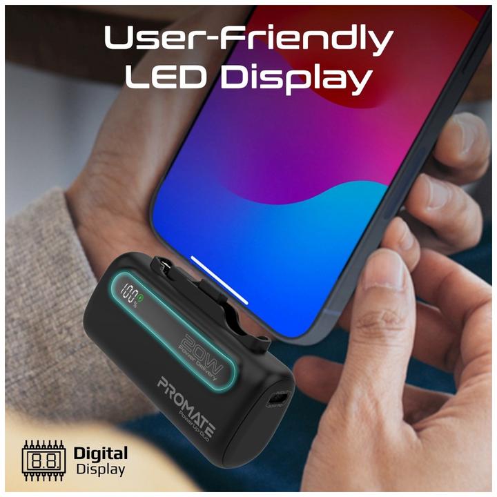 Produktbild ProMate PowerUp-Duo 5000mAh Powerbank (5000 mAh, 20 W, 18.50 Wh)