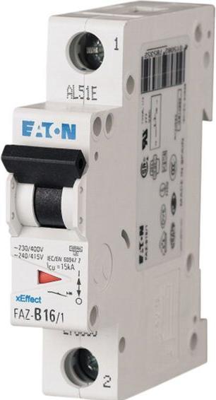 Produktbild Eaton MCB, 4A, B-type, 1Pole, 15kA