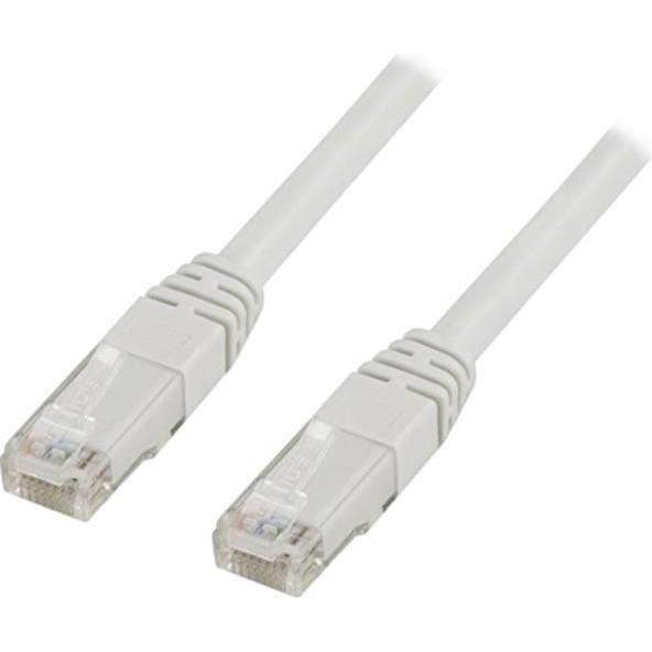 Deltaco UTP Cat6 Netzwerkkabel Weiss 5 m (U/FTP, CAT6, 5 m), Netzwerkkabel