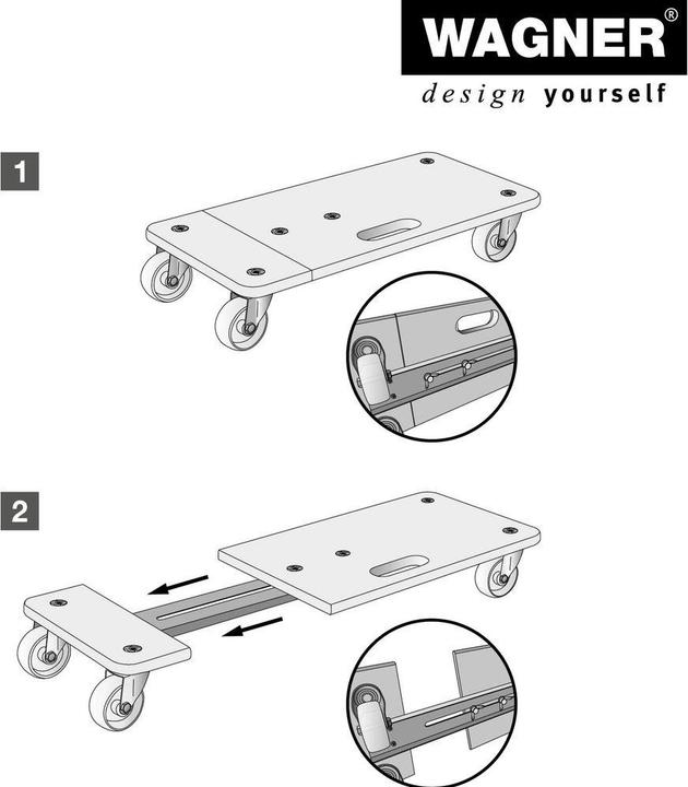 Produktbild Wagner System Transportroller (200 kg)