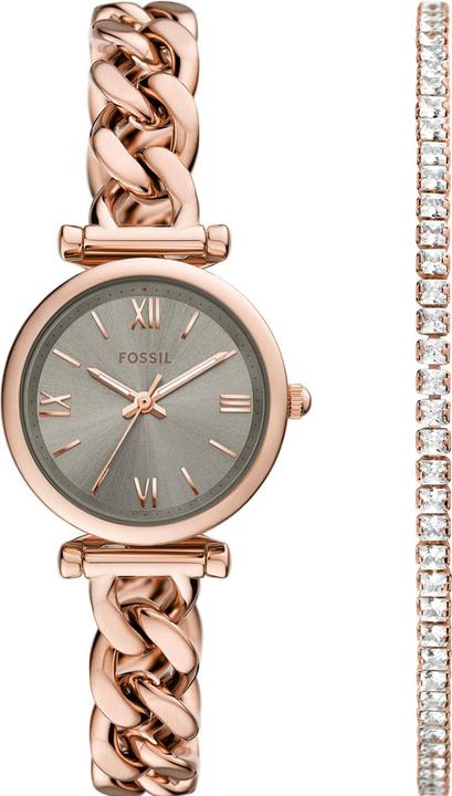 Fossil Uhren-Set CARLIE (Analoguhr, 28 mm)