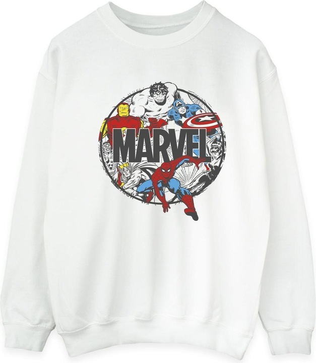Actual product image Mens Comics Character Circle Sweatshirt (M)