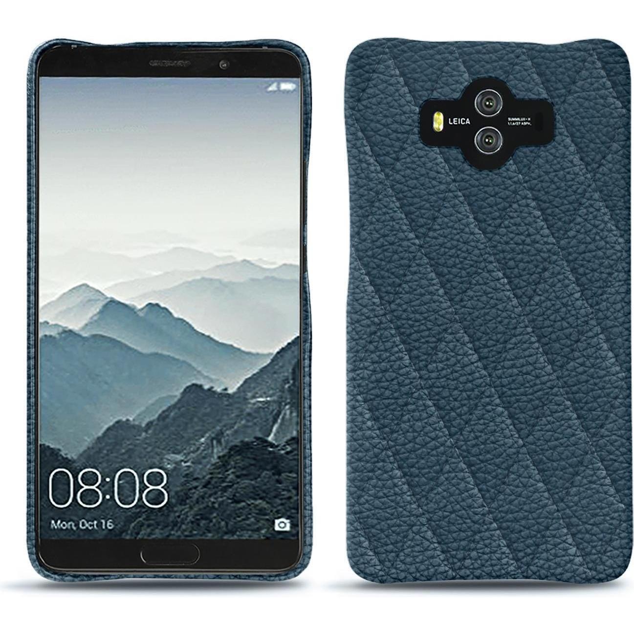 Thumbnail - Noreve Lederschutzhülle (Huawei Mate 10), Smartphone Hülle, Blau