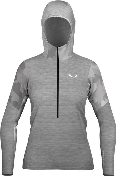 Actual product image Salewa Boe Alpine Merino Half-Zip Hooded Jacket Da (M)