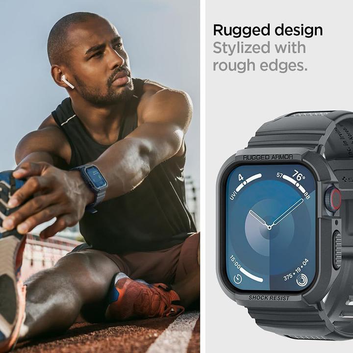 Produktbild Spigen Apple Watch 9/SE RugArm Pro DkGr