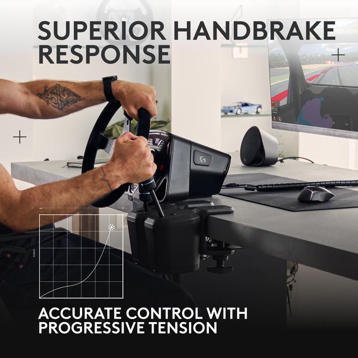Actual product image Logitech G RS Shifter and Handbrake (PC, Xbox Series S, Xbox Series X, PS4, PS5, Xbox One S, Xbox One X)
