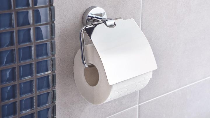 Actual product image tesa EXXCELLENT toilet roll holder incl. adhesive solution without drilling