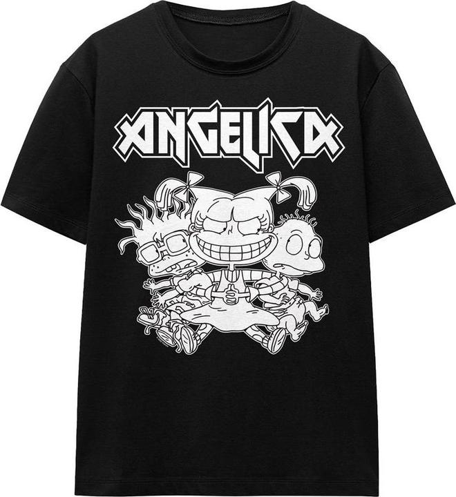 Actual product image Rugrats Unisex Adult Angelica Pickles Rocks T-Shirt (M)