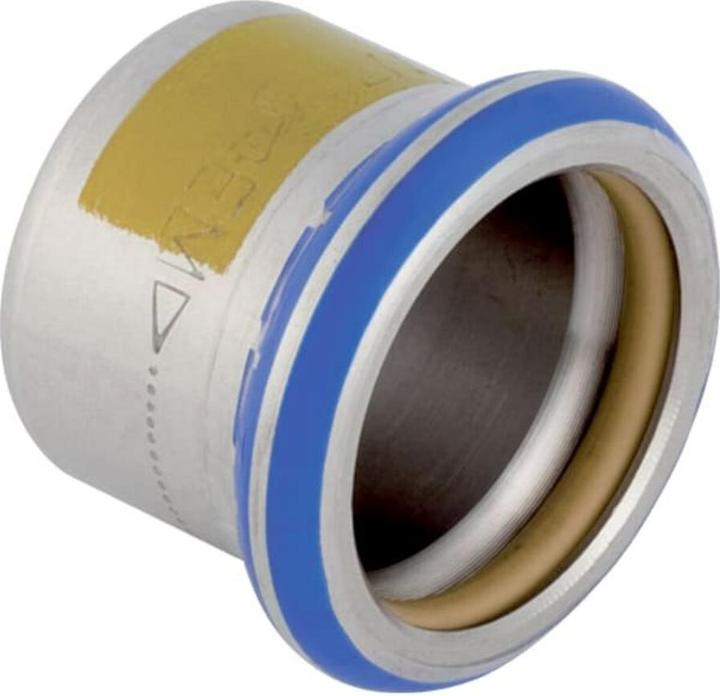 Geberit Gas-Kappe Mapress d 42mm, f Nat und Flüssiggas, Edelstahl