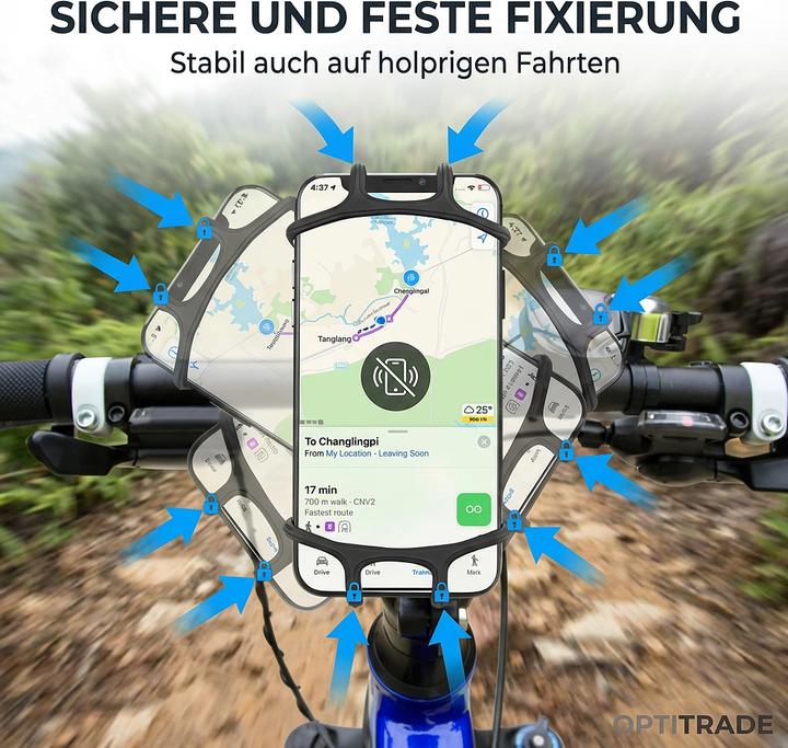 Actual product image Teamplayer Universal bike mobile phone holder