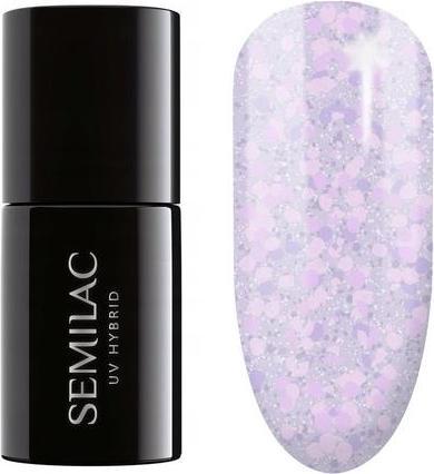 Produktbild Semilac UV Hybrid Nagellack 492 Icy Lavender Bliss 7ml (Icy Lavender Bliss, UV-Gel Lack)