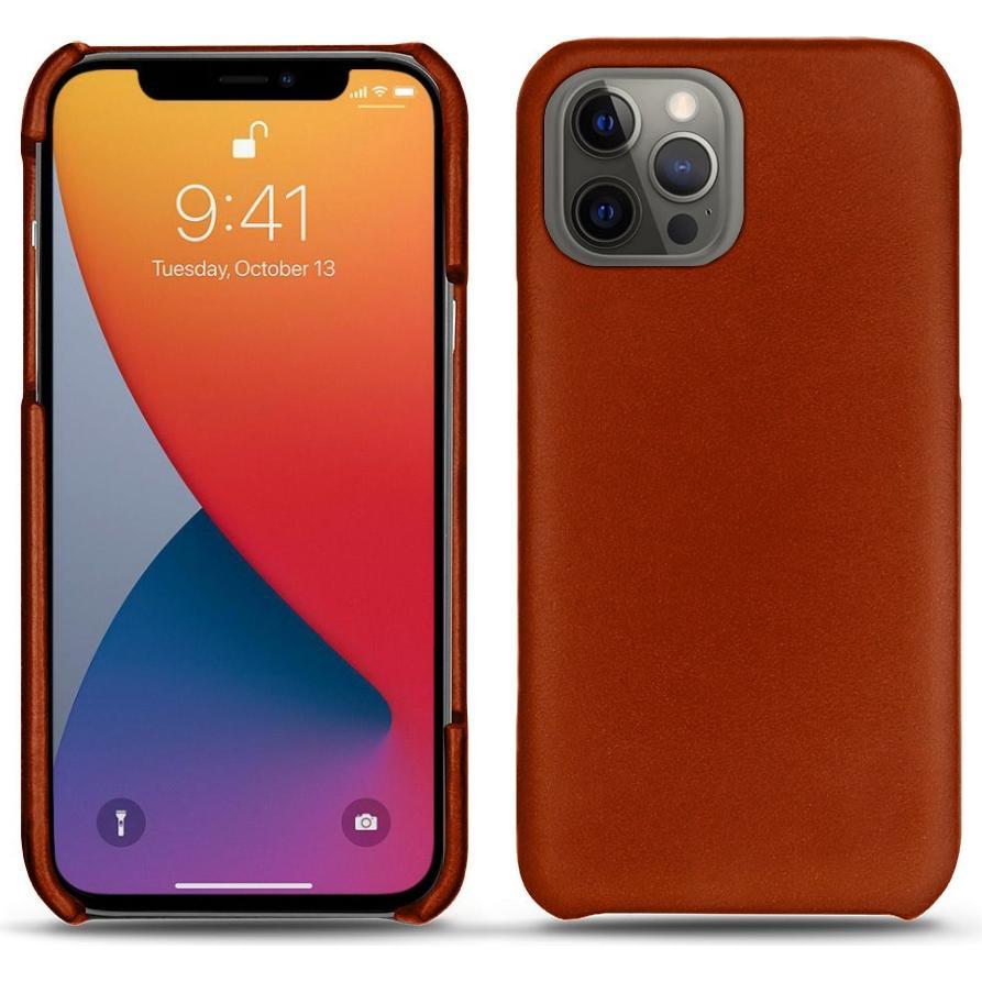 Noreve Lederschutzhülle (Apple iPhone 13 Pro Max), Smartphone Hülle, Orange
