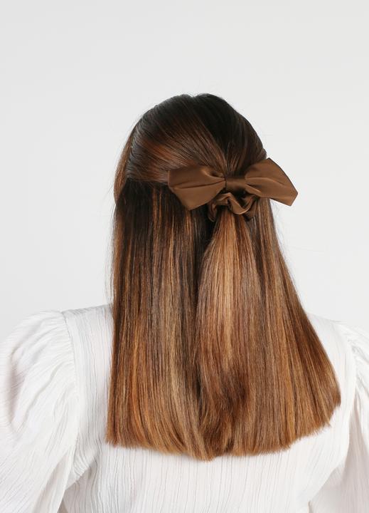 Image du produit Trisa Fashion Maschen Set Scrunchie & Clip braun 2 Stk. (Élastiques à cheveux)