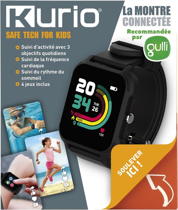 Image du produit Kurio C24515 FR La montre connectée noire - Recommandée par Gulli