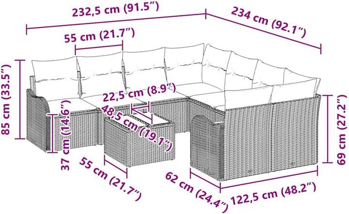 Produktbild vidaXL Abigail