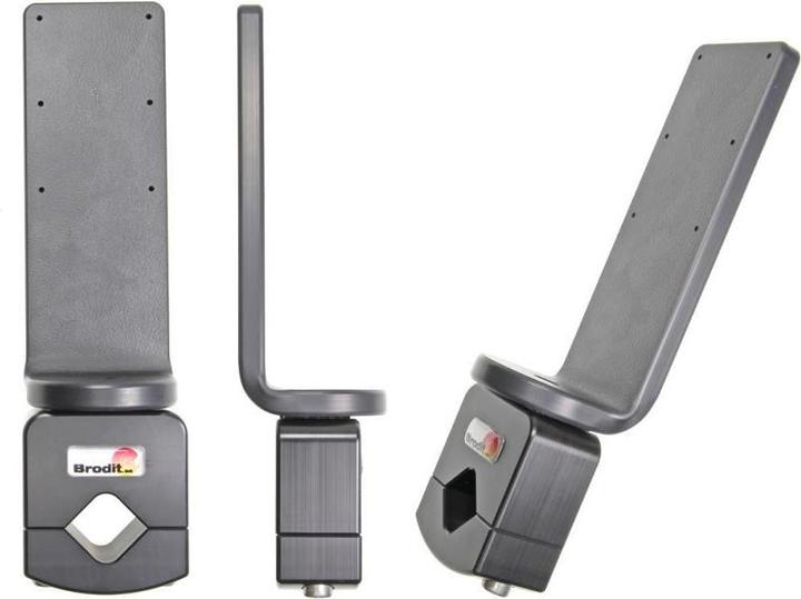 Produktbild Brodit Rohr-Befestigung mit Montageplatte, 90°