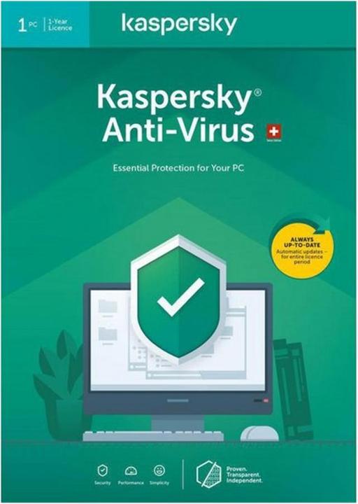 Kaspersky Anti-Virus (1 Utilisateur, 12 mois)