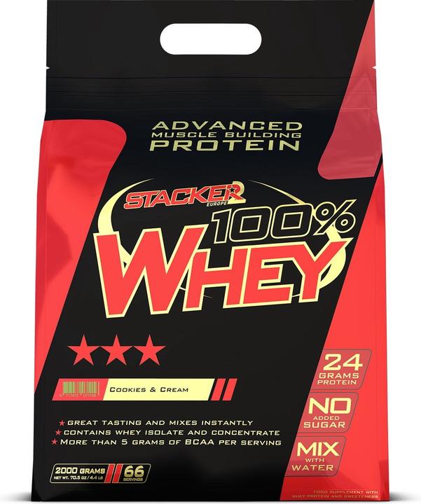 Actual product image Stackers 100% Whey (1 x, 2000 g)