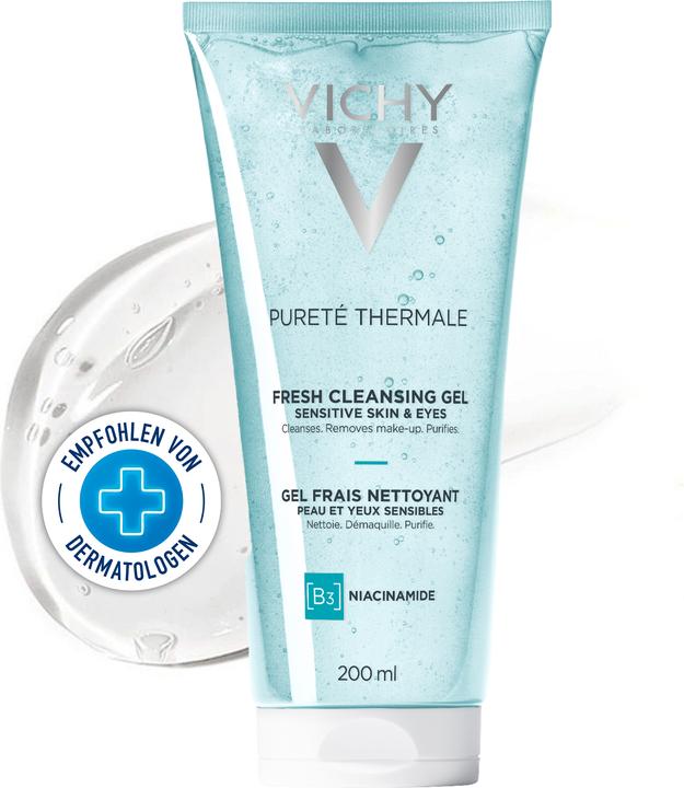 Image du produit Vichy Pureté Thermale (Lingettes nettoyantes pour le visage, 200 ml)