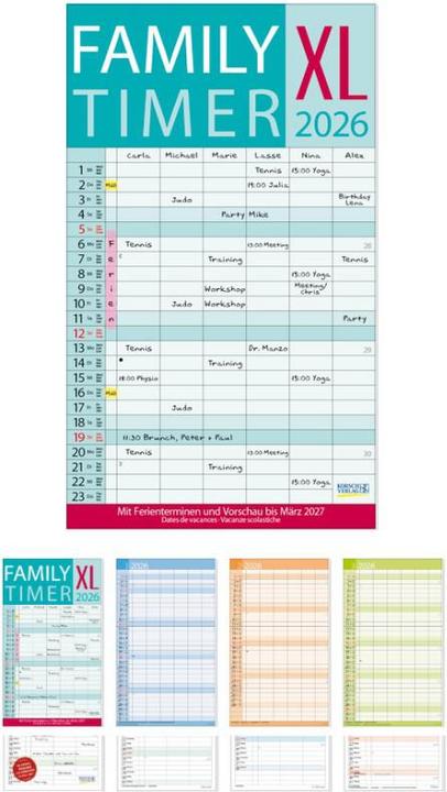 XL Family Timer 2026