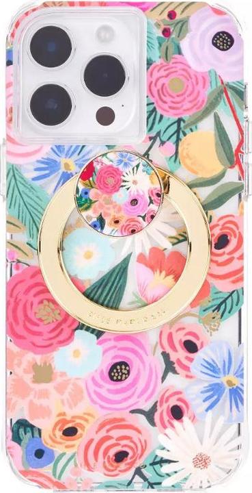 Produktbild Rifle Paper Magnetischer Mini-Griff – MagSafe-Fingerhalter mit Standfunktion (Garden Party Blush)