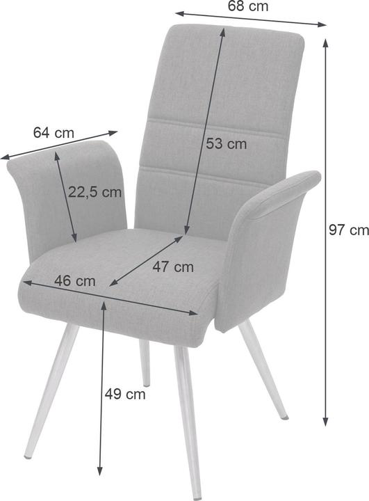 Image du produit JOHN316 4x Esszimmerstuhl