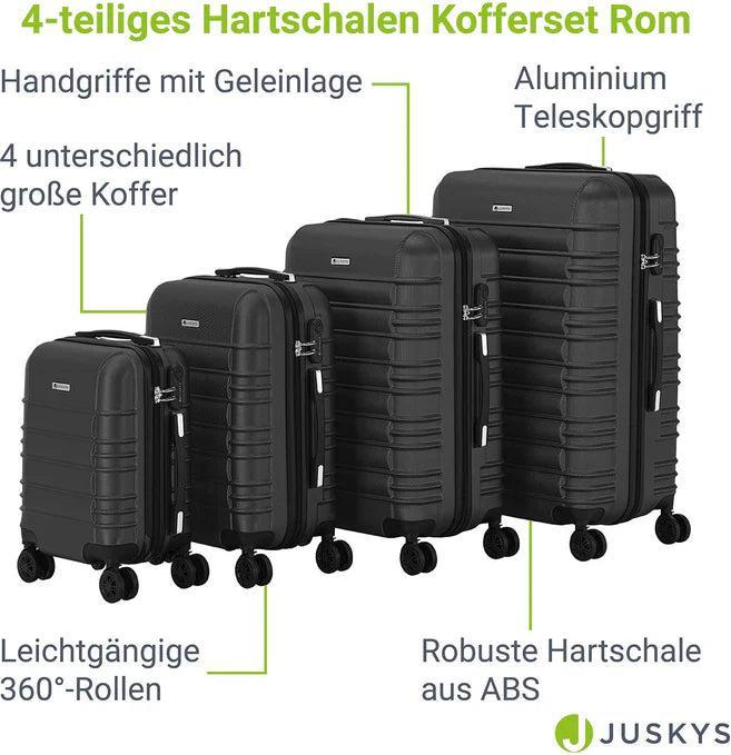 Produktbild Juskys Hartschalen Kofferset Rom (120 l)