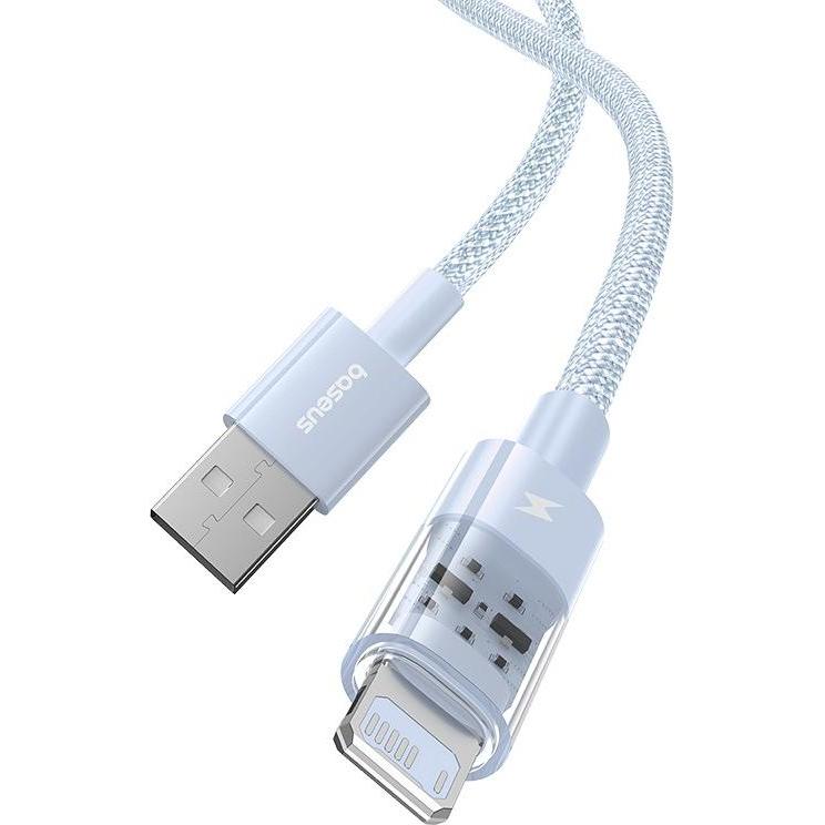 Thumbnail - Baseus Gem USB zu IP 2.4A Schnellladekabel 1 m Blau (1 m), USB Kabel