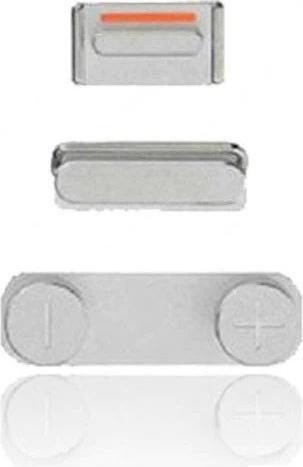 Produktbild Ferryxpress Hard Buttons - Harte Tasten Set Kompatibel für iPhone 5 (Power: Volume & (Abdeckung, Apple iPhone 5)