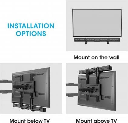 Produktbild Manhattan Universal Soundbar-Halterung Wand- / VESA-Montage (1 Stk., Wandmontage, Höhenverstellbar)