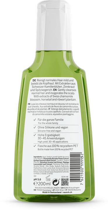 Immagine prodotto Rausch Shampoo curativo alle erbe Schw (n) 200 ml (200 ml, Shampoo liquido)