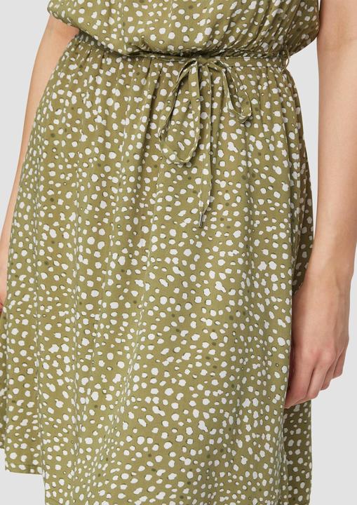 Image du produit s.Oliver Kleid Viskose-Kleid mit Cut-out und Bindeband (44)