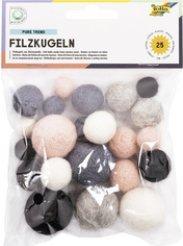 Image du produit Folia Boules en feutrine (10 mm)