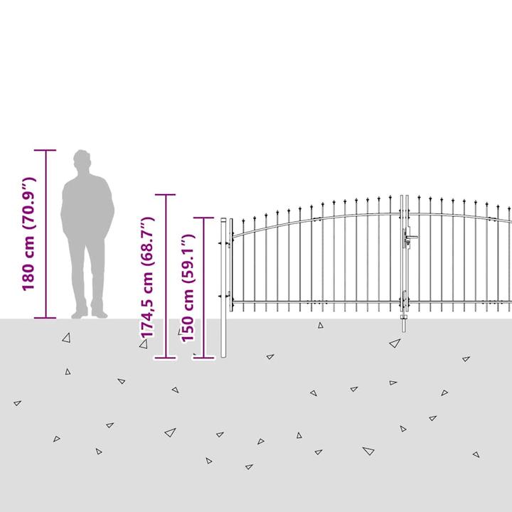 Produktbild vidaXL Modernes Tor